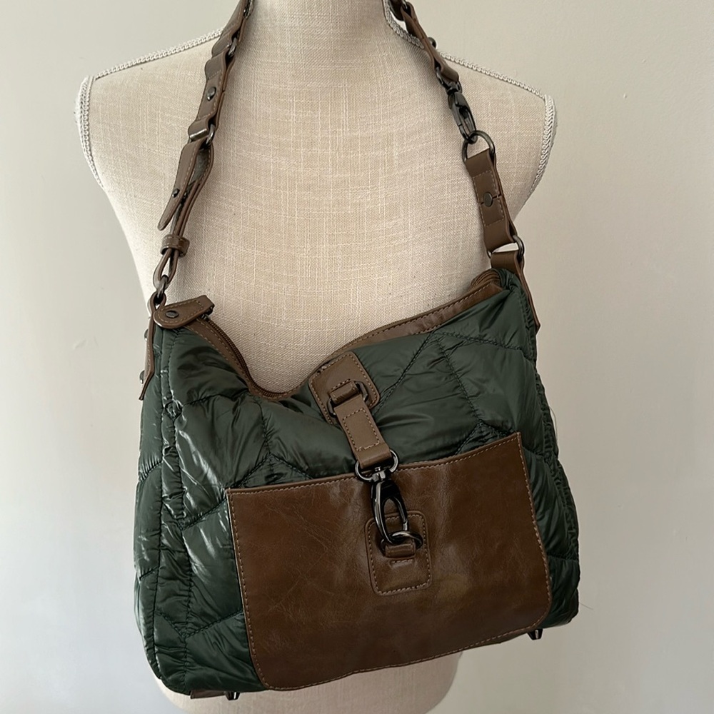 Sondra Roberts Green Quilted Purse‎